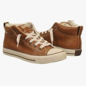 Men’s Converse Chuck Taylor All Star Street Mid Rise Leather Shoes